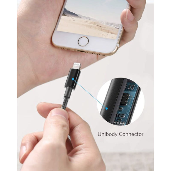 Anker 高耐久ナイロン ライトニングケーブル 1.0m