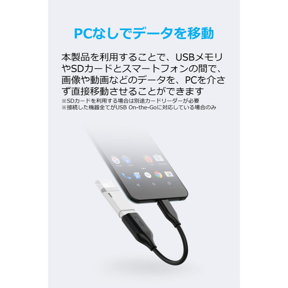 Anker USB-C & USB-A 3.0 変換ケーブル