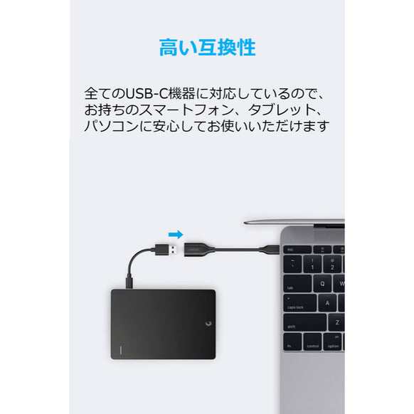 Anker USB-C & USB-A 3.0 変換ケーブル
