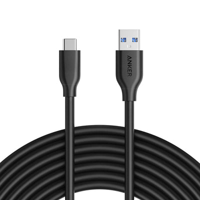 Anker PowerLine USB-C & USB-A ケーブル (USB3.0対応) 3.0m