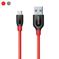 Anker PowerLine+ USB-C & USB-A ケーブル (USB3.0対応) 0.9m