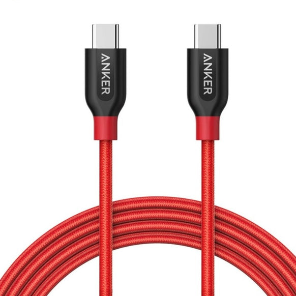 Anker PowerLine+ USB-C & USB-C ケーブル (USB2.0対応) 1.8m