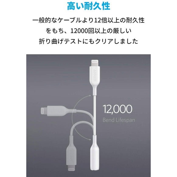 Anker ライトニングUSB & 3.5 mmヘッドフォンジャックアダプタ