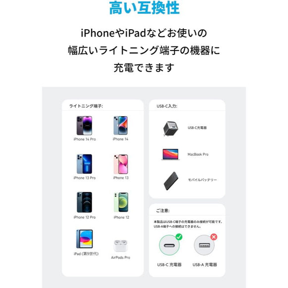 Anker 310 USB-C & ライトニング ケーブル