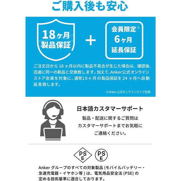 Anker 310 USB-C & ライトニングケーブル (3.0m) Sakura Edition