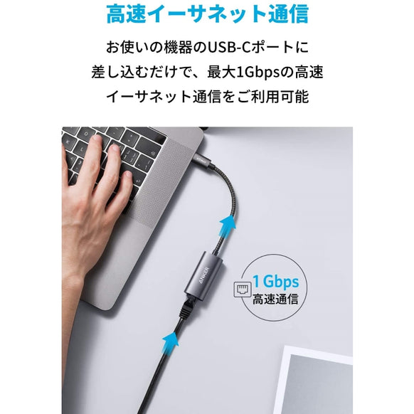Anker PowerExpand USB-C & イーサネット アダプタ