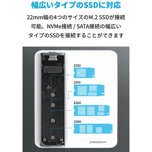 Anker PowerExpand M.2 SSD ケース