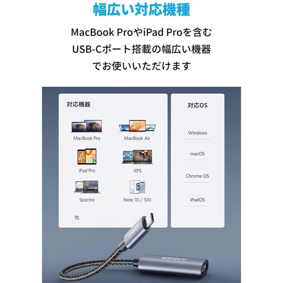 Anker PowerExpand USB-C & DisplayPort アダプタ
