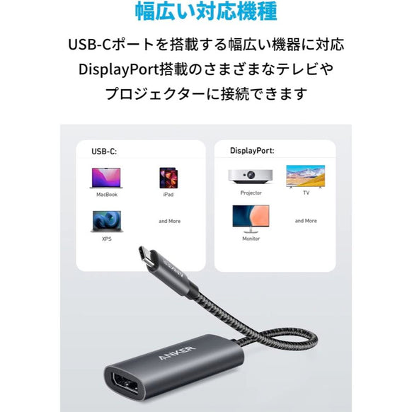 Anker 518 USB-C Adapter (8K DisplayPort)