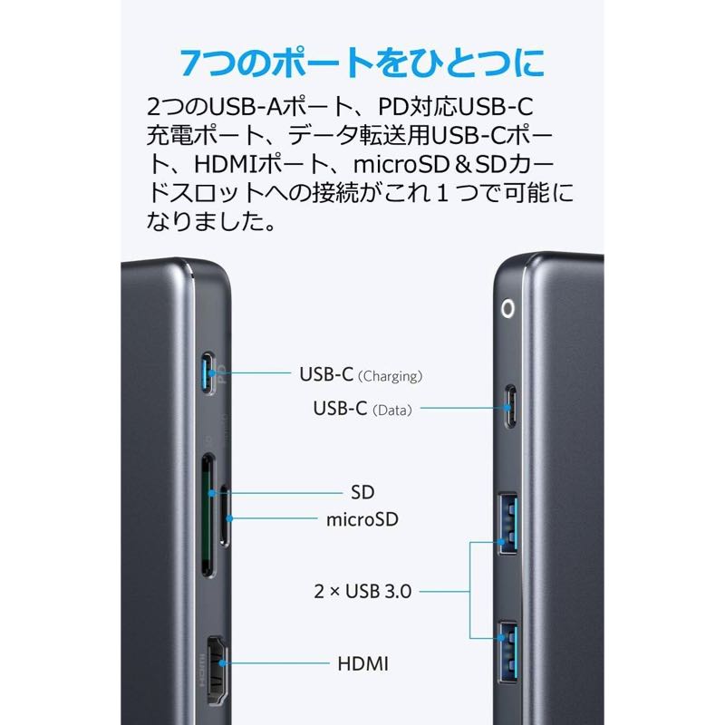 Anker Premium 7-in-1 USB-C PD 100W