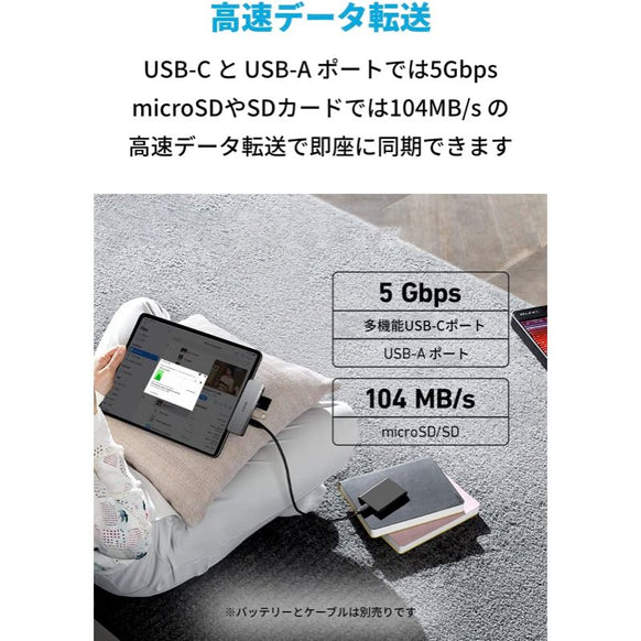 Anker 541 USB-C ハブ (6-in-1, for iPad)