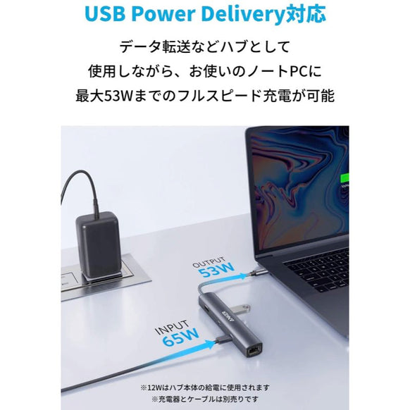 Anker PowerExpand 6-in-1 USB-C PD イーサネット ハブ