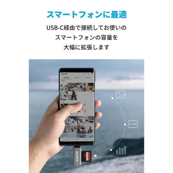 Anker USB-C 2-in-1 カードリーダー