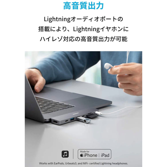 Anker PowerExpand Direct 8-in-2 USB-C PD メディア ハブ