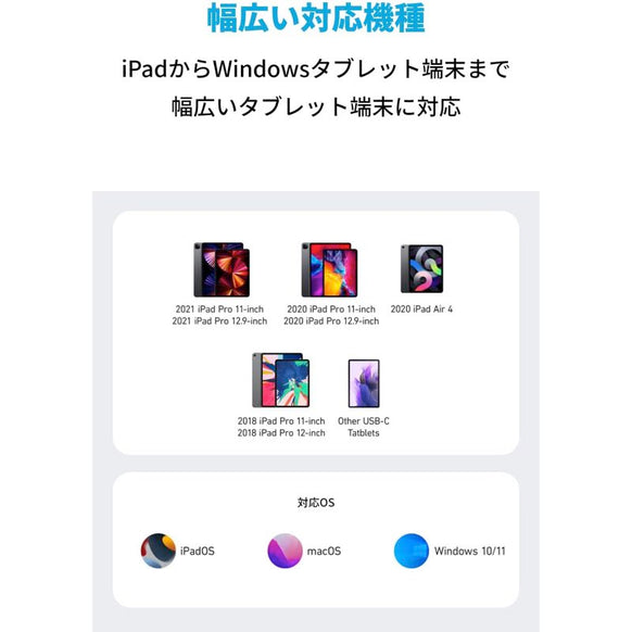 Anker 551 USB-C ハブ (8-in-1, Tablet Stand)