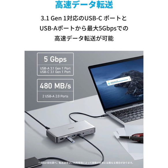 Anker 563 USB-C ドッキングステーション (10-in-1)