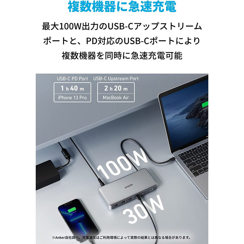 Anker 563 USB-C ドッキングステーション (10-in-1) | ドッキング 