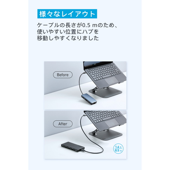 Anker 364 USB-C ハブ (10-in-1, Dual 4K HDMI)