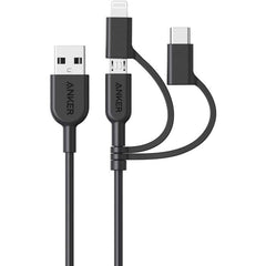 Anker PowerLine II 3-in-1 ケーブル 0.9m
