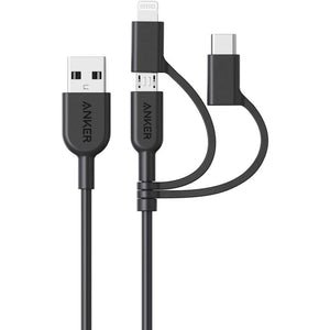 Anker PowerLine II 3-in-1 ケーブル 0.9m