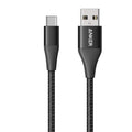 Anker PowerLine+ II USB-C & USB-A ケーブル (USB2.0対応) 0.9m