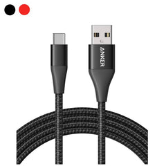 Anker PowerLine+ II USB-C & USB-A ケーブル (USB2.0対応) 1.8m