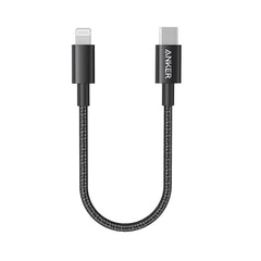 Anker 高耐久ナイロン USB-C & ライトニング ケーブル (0.3m)