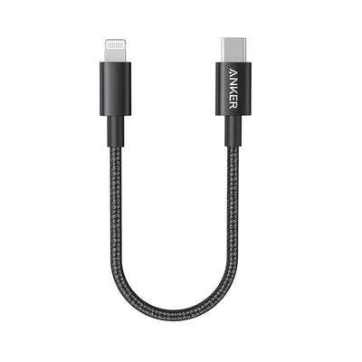 Anker 高耐久ナイロン USB-C & ライトニング ケーブル (0.3m)