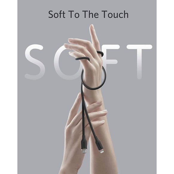 [au+1 collection SELECT] Anker PowerLine III Flow USB-C & ライトニング ケーブル 0.9m