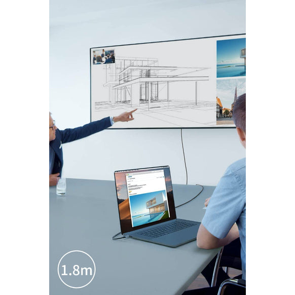 Anker 高耐久ナイロン USB-C & HDMI ケーブル 1.8m