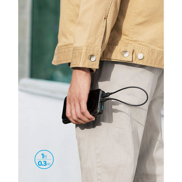 Anker PowerLine Ⅲ USB-C & ライトニング ケーブル 0.3m