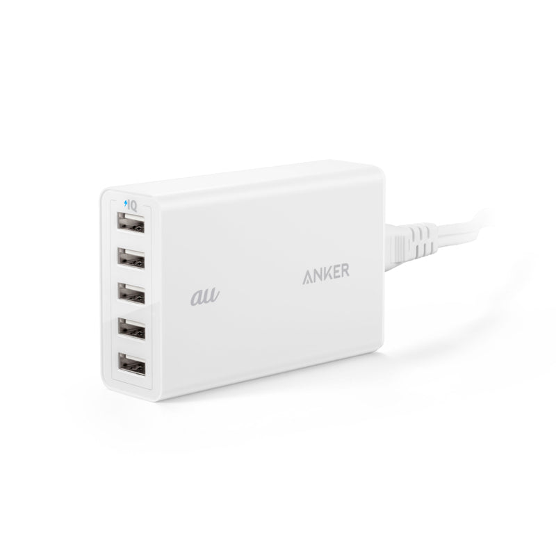 au+1 collection] 5ポートUSBチャージャー （急速充電器） | Anker