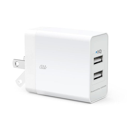 au+1 collection] 2ポートUSBチャージャー （急速充電器） | Anker 