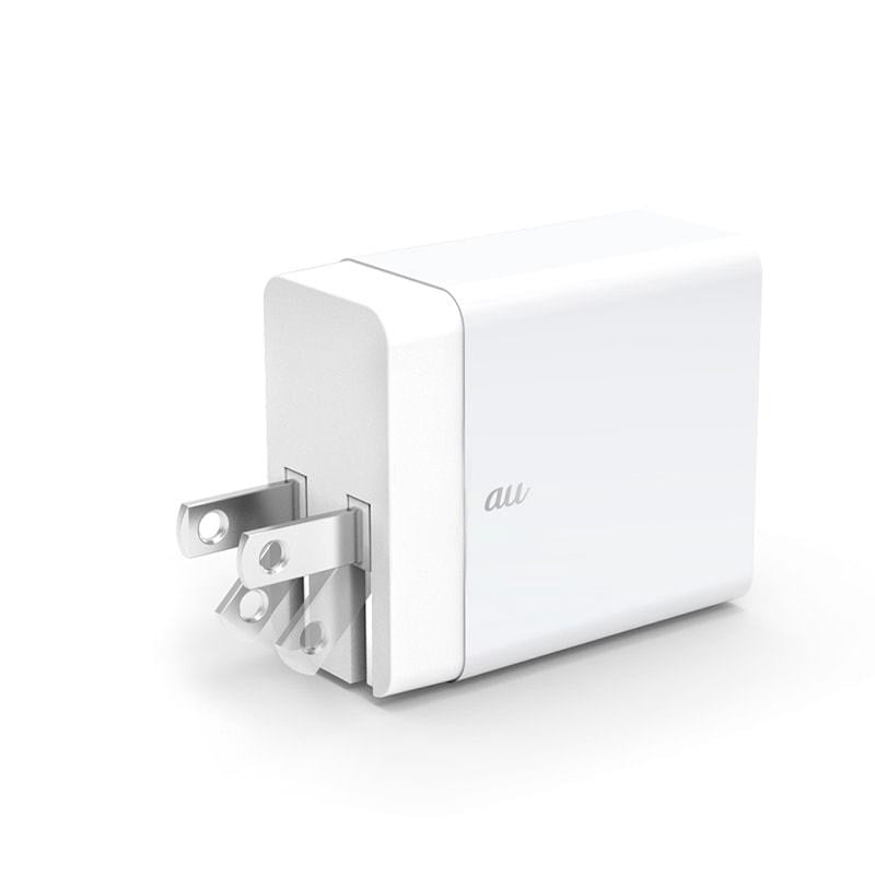 au+1 collection] 2ポートUSBチャージャー （急速充電器