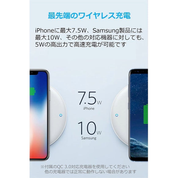 Anker PowerWave 7.5 Pad (USB充電器セット)
