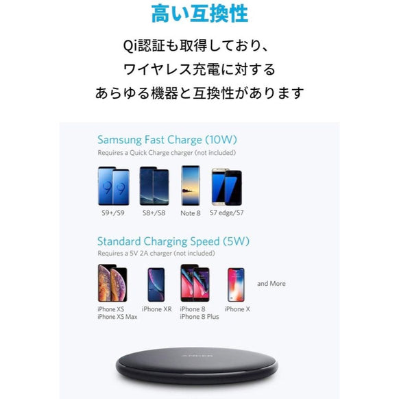 Anker PowerWave 10 Pad & Stand セット
