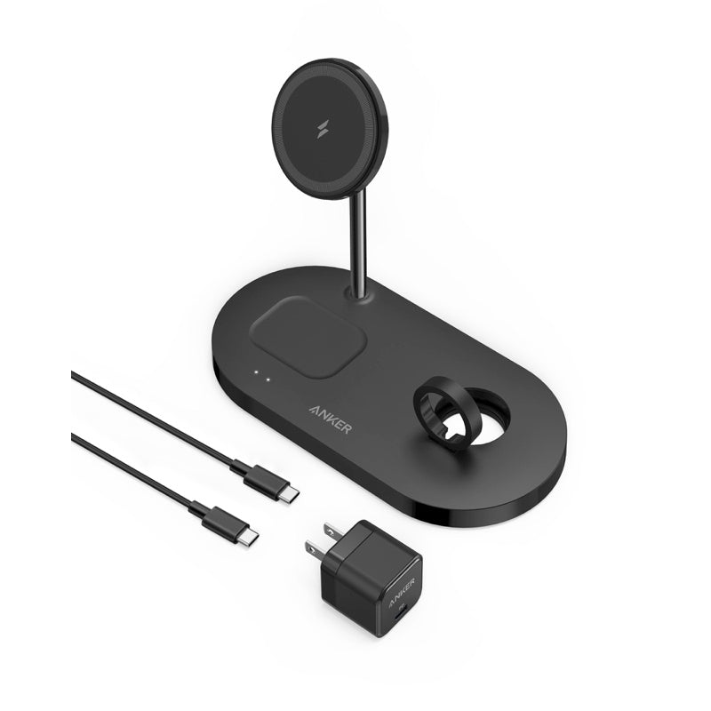 Anker 533 Magnetic Wireless Charger (3-in-1 Stand) | ワイヤレス
