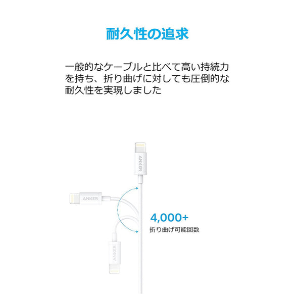 Anker プレミアムライトニングケーブル 3本セット