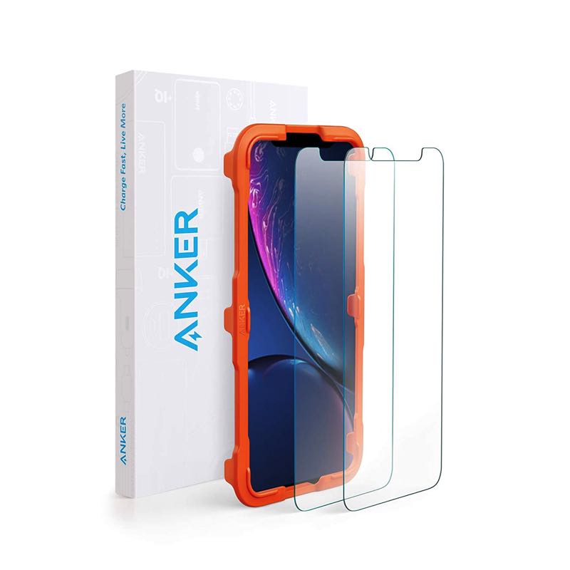 Anker GlassGuard iPhone XR用 2枚セット