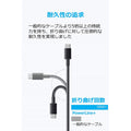 Anker 高耐久ナイロン USB-C & USB-A ケーブル (USB2.0対応) 0.9m 2本セット
