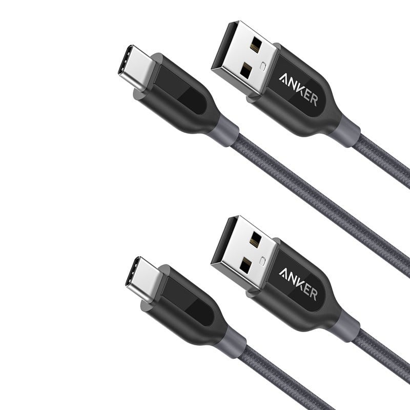 2本セット】PowerLine+ USB-C & USB-A 2.0 ケーブル (0.9m x 2)｜USB-C