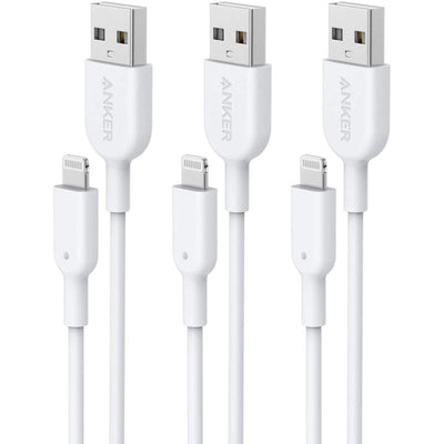 Anker PowerLine II ライトニングケーブル 0.9m 3本セット