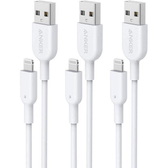 Anker PowerLine II ライトニングケーブル 0.9m 3本セット