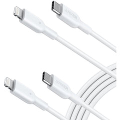 Anker PowerLine II USB-C & ライトニング ケーブル (2本セット) 1.8m