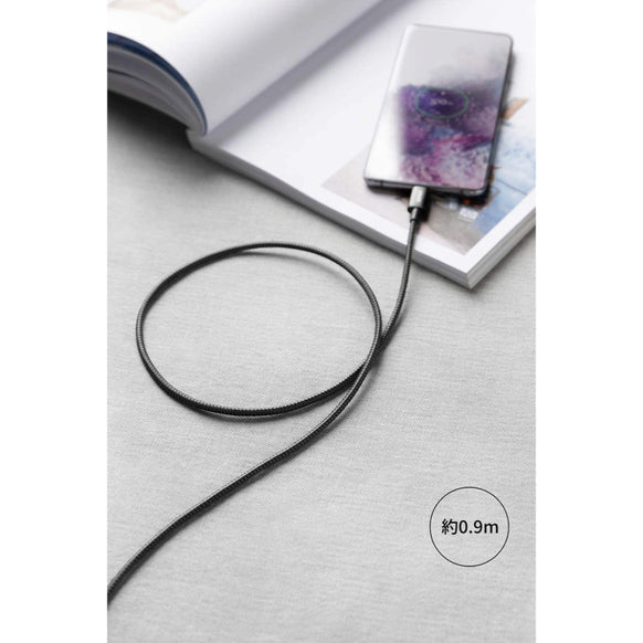Anker 高耐久ナイロン USB-C＆USB-C ケーブル (USB2.0対応) 0.9m 2本セット
