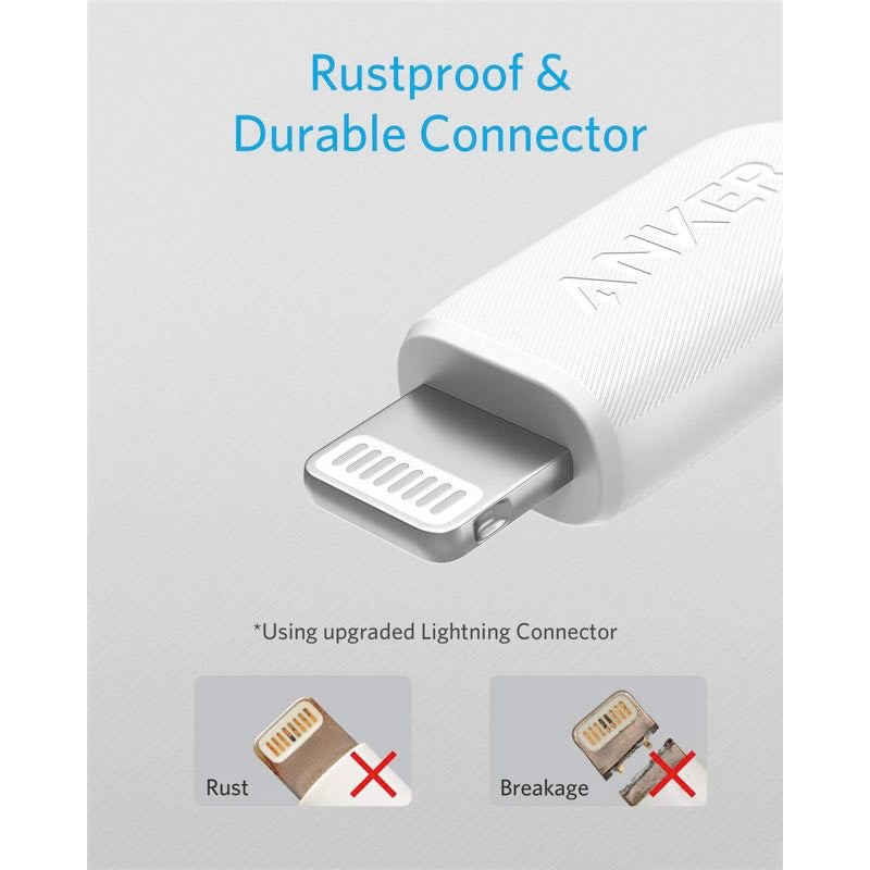 Anker PowerLine III ライトニングUSBケーブル (2本セット