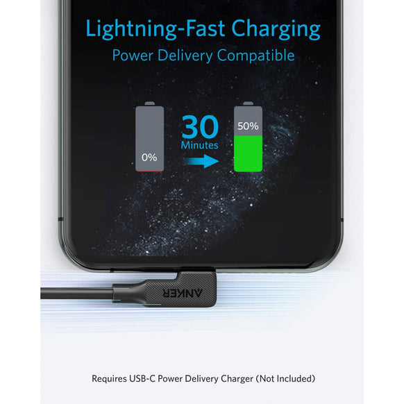 Anker PowerLine Play 90 USB-C & ライトニング ケーブル 0.9m
