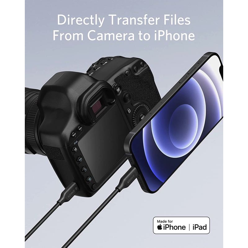 Anker 514 Lightning to USB-C Accessory Cable (0.9m, for Camera