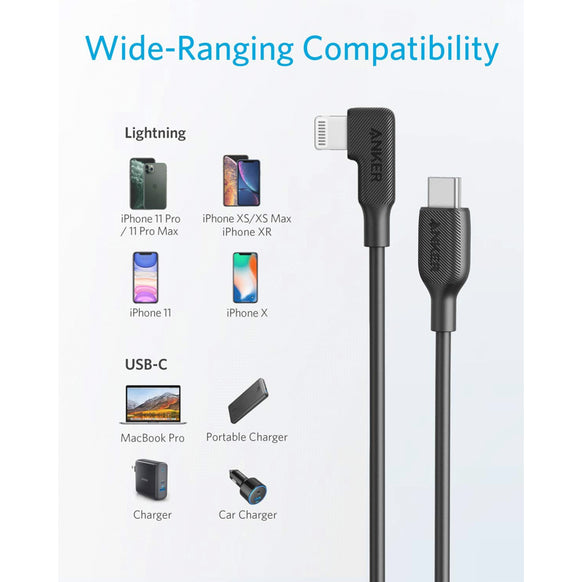 Anker PowerLine Play 90 USB-C & ライトニング ケーブル 1.8m