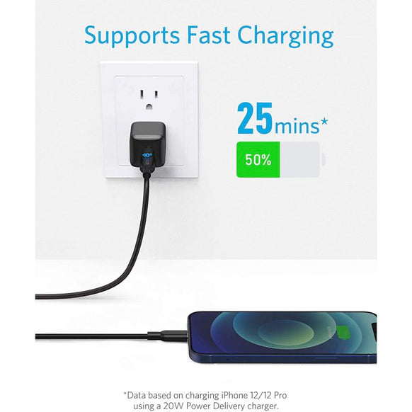 Anker PowerLine II USB-C & ライトニングケーブル 3.0m
